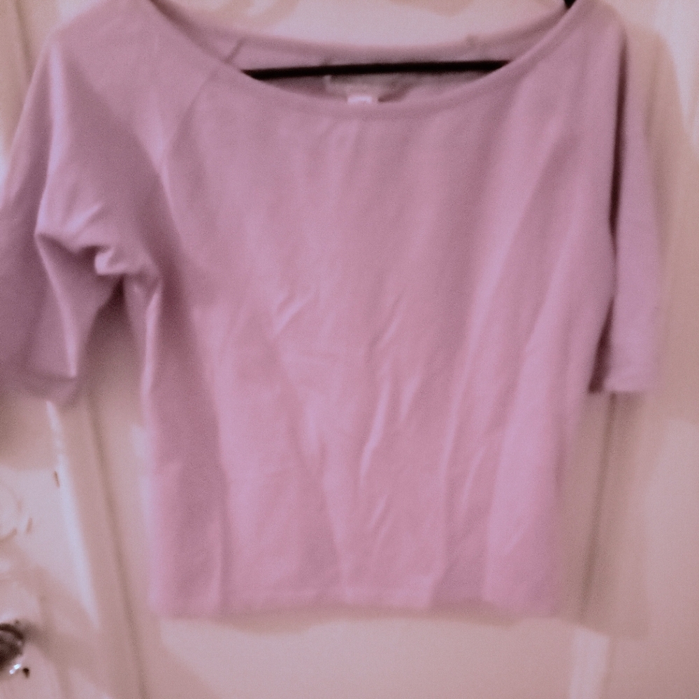 Evan-Picone Lavender Stretch Top Size M